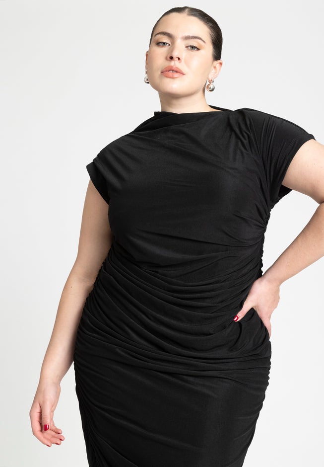 Draped Asym Dress image number 2