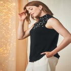 Fine Gauge Mockneck Sweater image number null