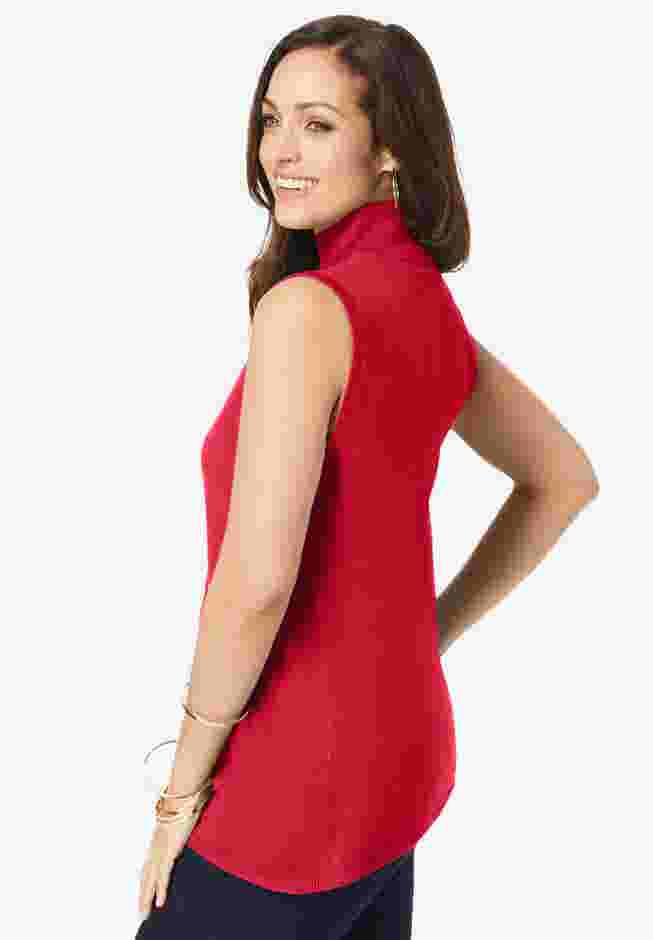 Fine Gauge Mockneck Sweater image number 2