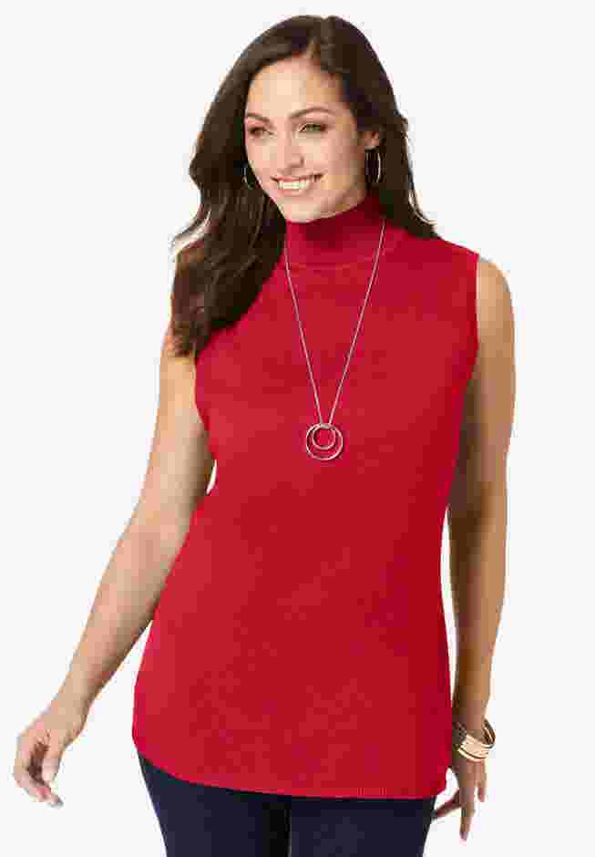 Fine Gauge Mockneck Sweater image number 0