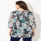 Ruffle Neck Peasant Blouse image number 1