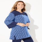 Jacquard Colorblock Pullover image number null