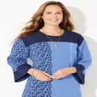 Jacquard Colorblock Pullover image number null