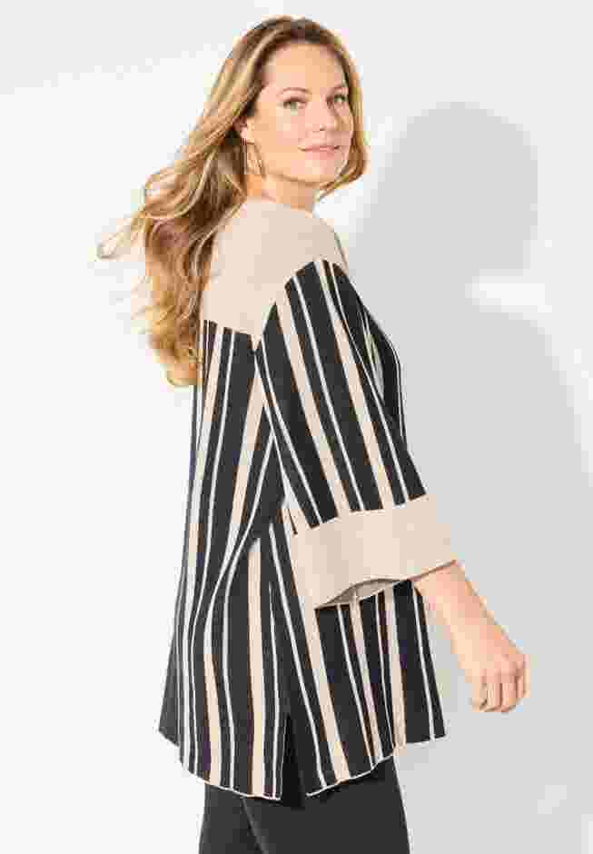 Jacquard Colorblock Pullover image number 2