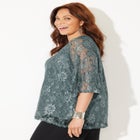 Allover Lace Blouse image number null