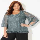 Allover Lace Blouse image number null