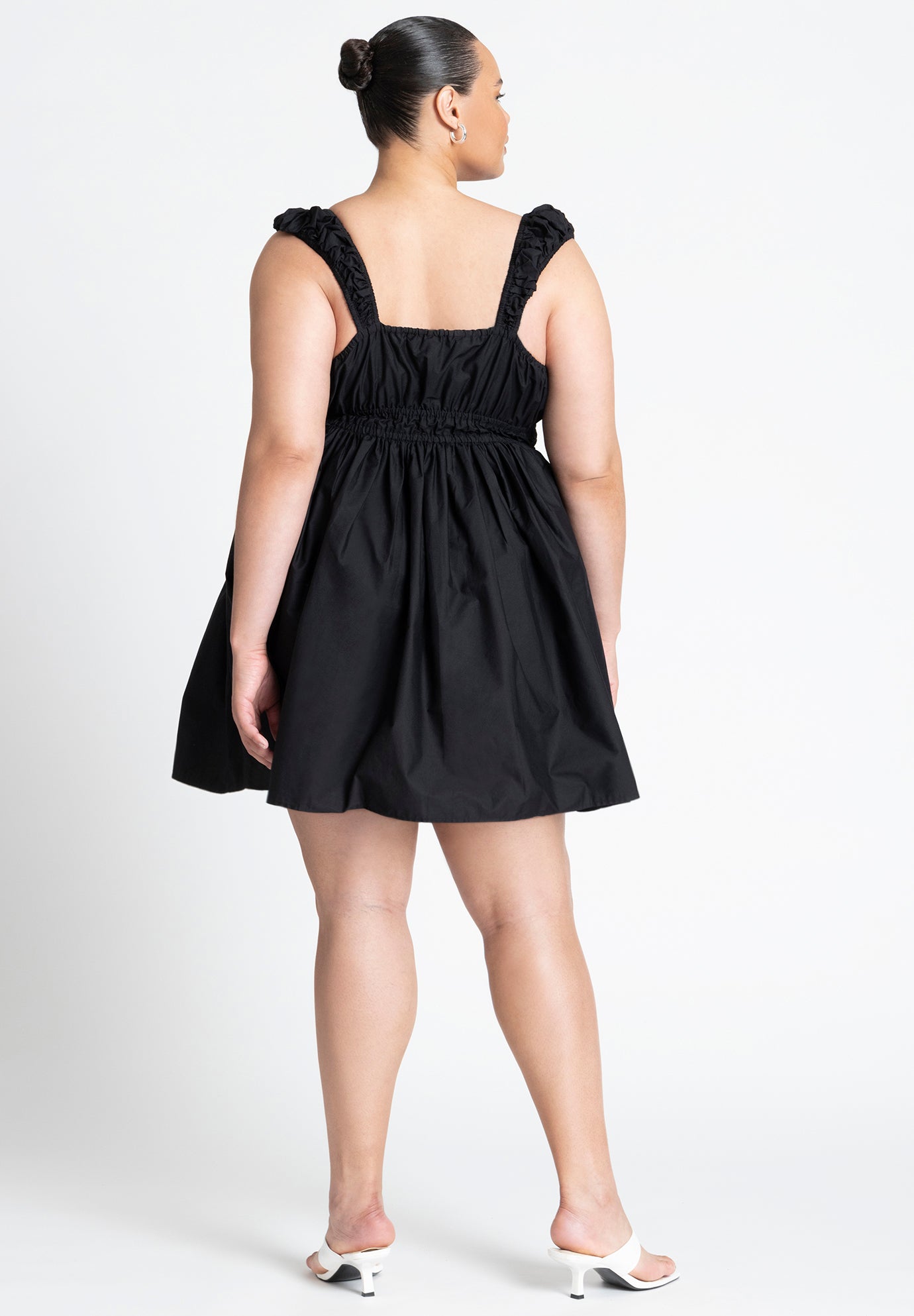 Poplin Flare Mini Dress image number 1