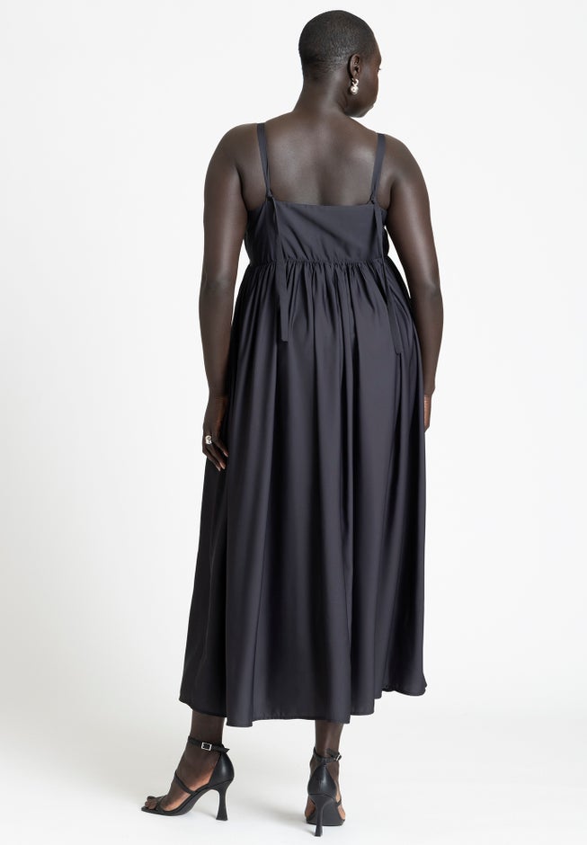 Printed Flower Maxi Dress image number 1