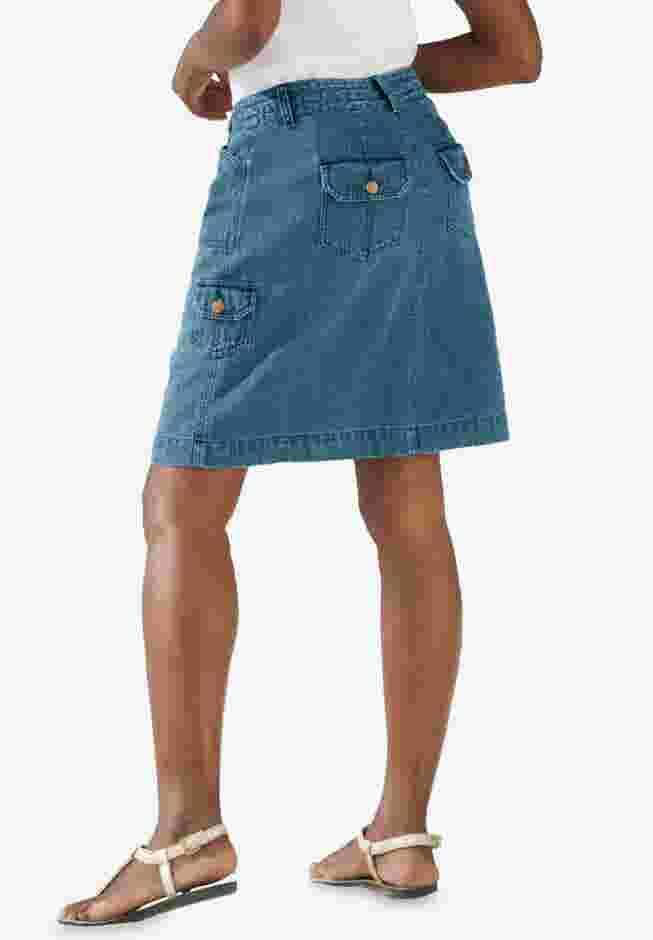 Perfect Denim Skort image number 1