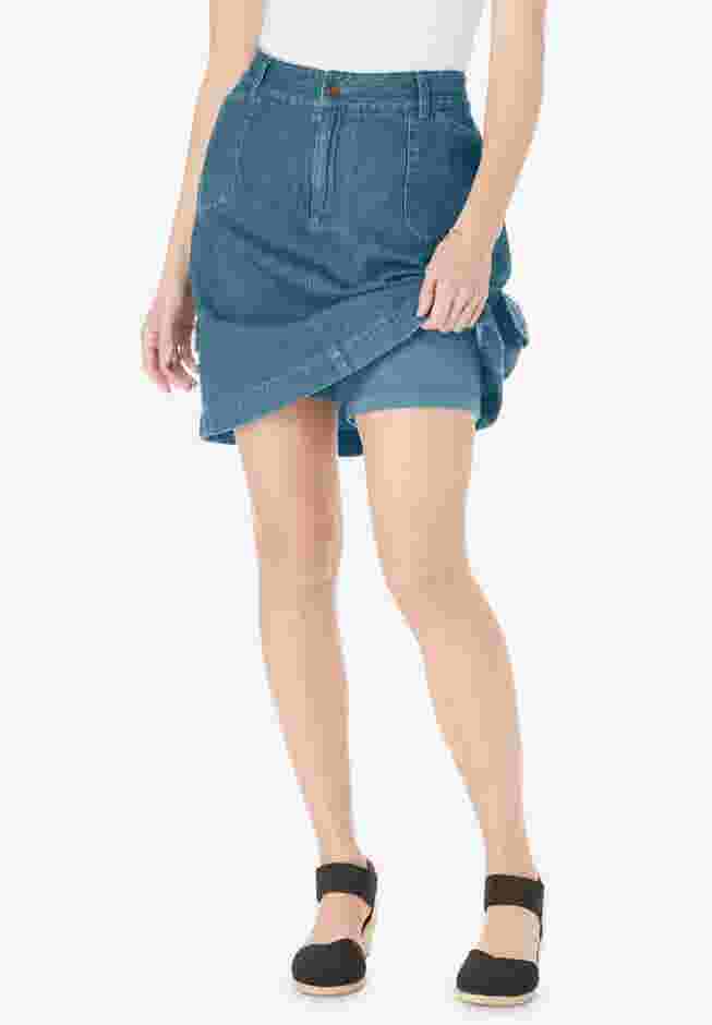 Perfect Denim Skort image number 0