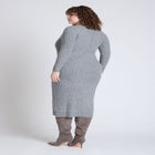 Sweater Dress With Buttons image number null