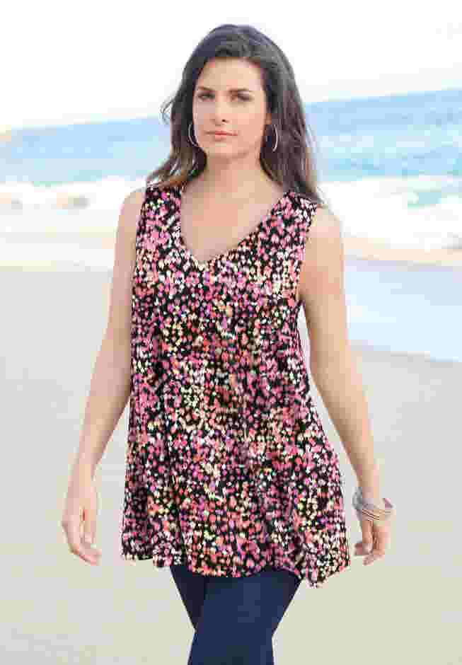 Plus Size Cotton Ultimate Swing Tank Top image number 5
