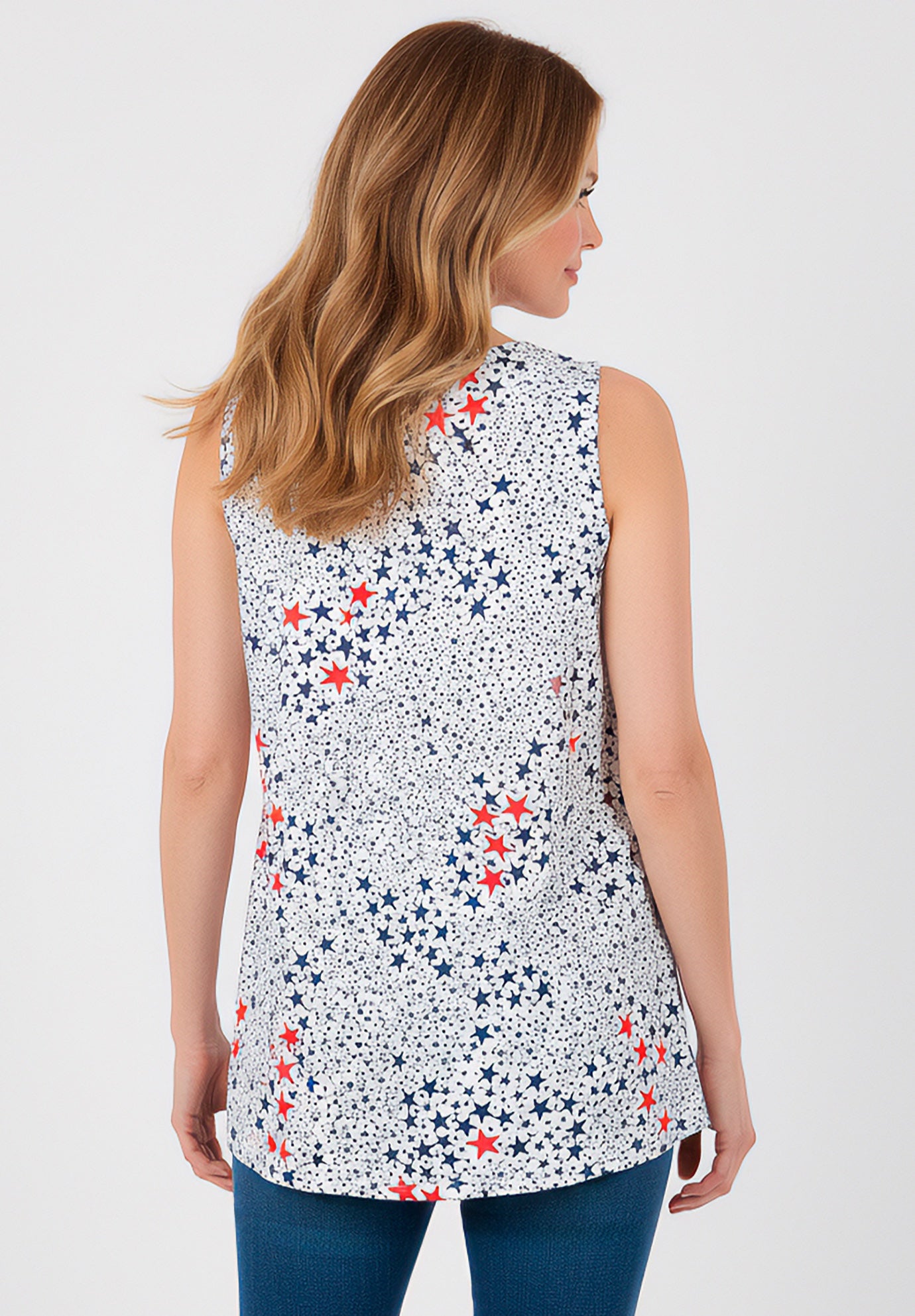 Plus Size Cotton Ultimate Swing Tank Top image number 2