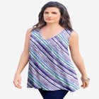 Plus Size Cotton Ultimate Swing Tank Top image number null