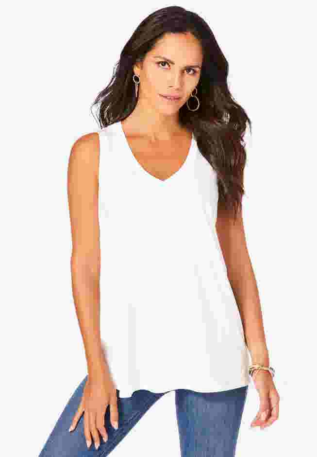 Plus Size Cotton Ultimate Swing Tank Top image number 0