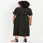 Aimee Sateen Flutter Sleeve Dress image number 1