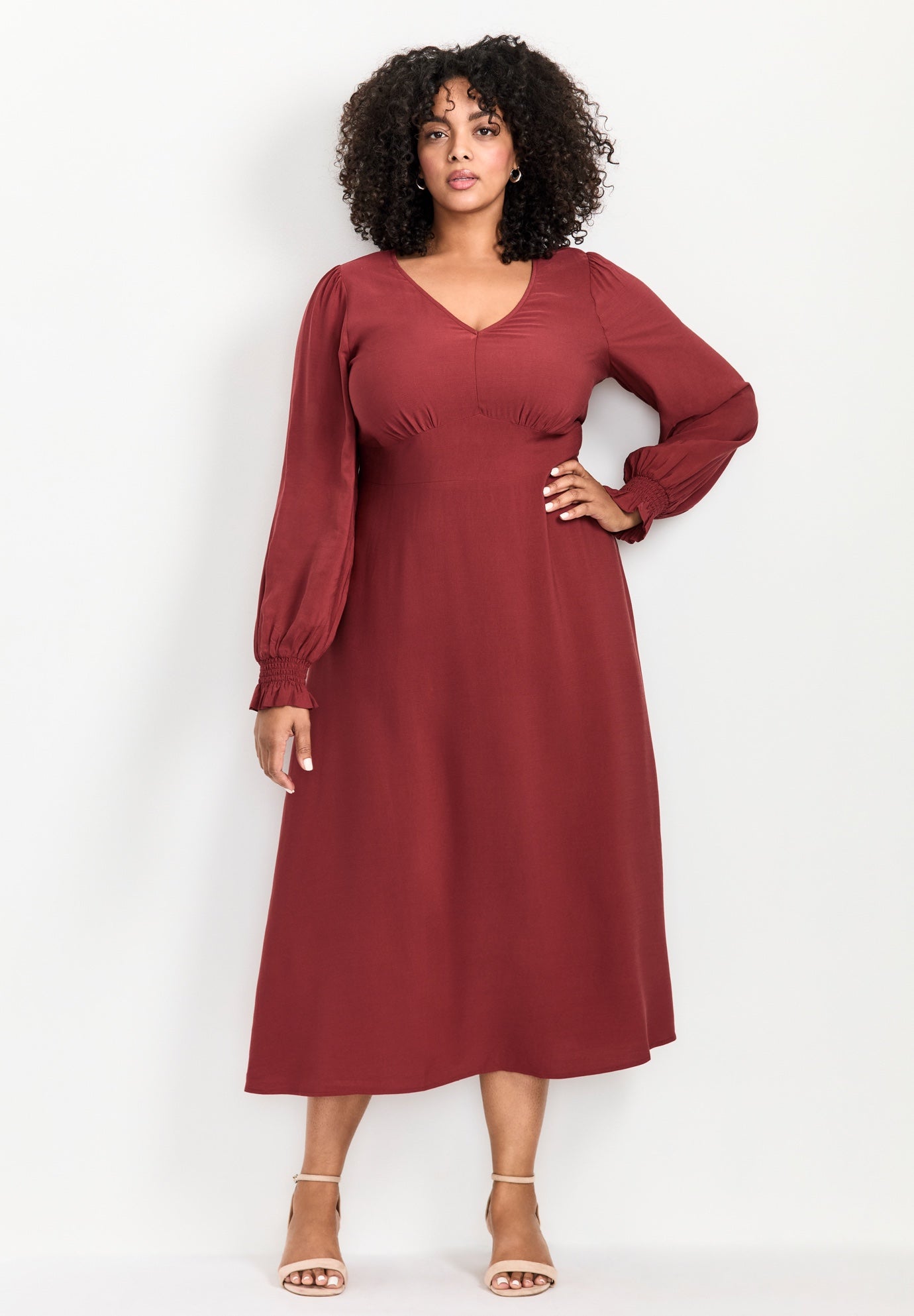 Allure V-Neckline Dress image number 3