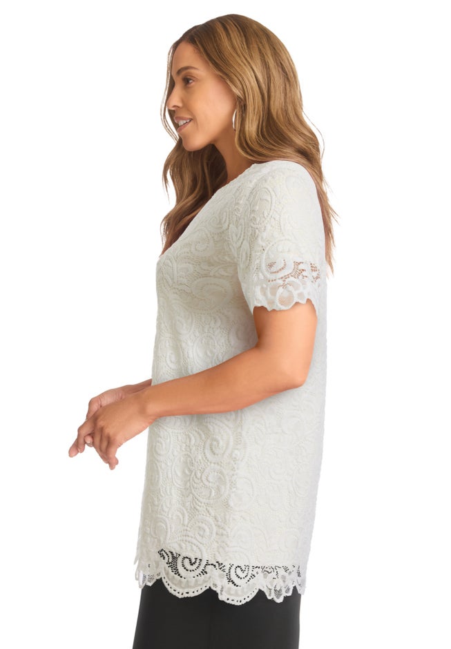 Stretch Lace Tunic image number 5