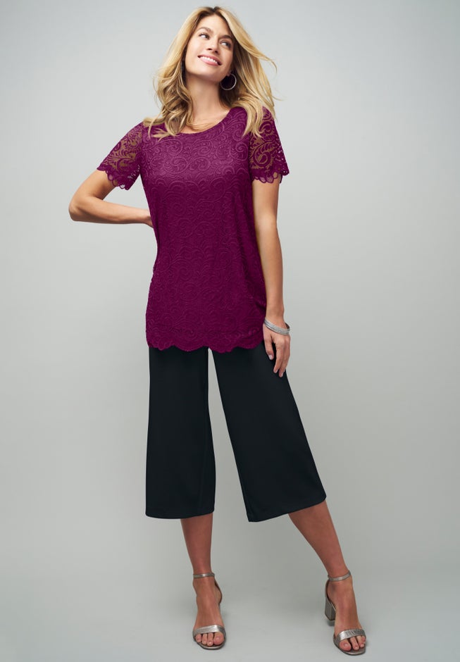 Stretch Lace Tunic image number 8