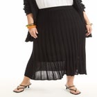 Pleated Midi Skirt image number null