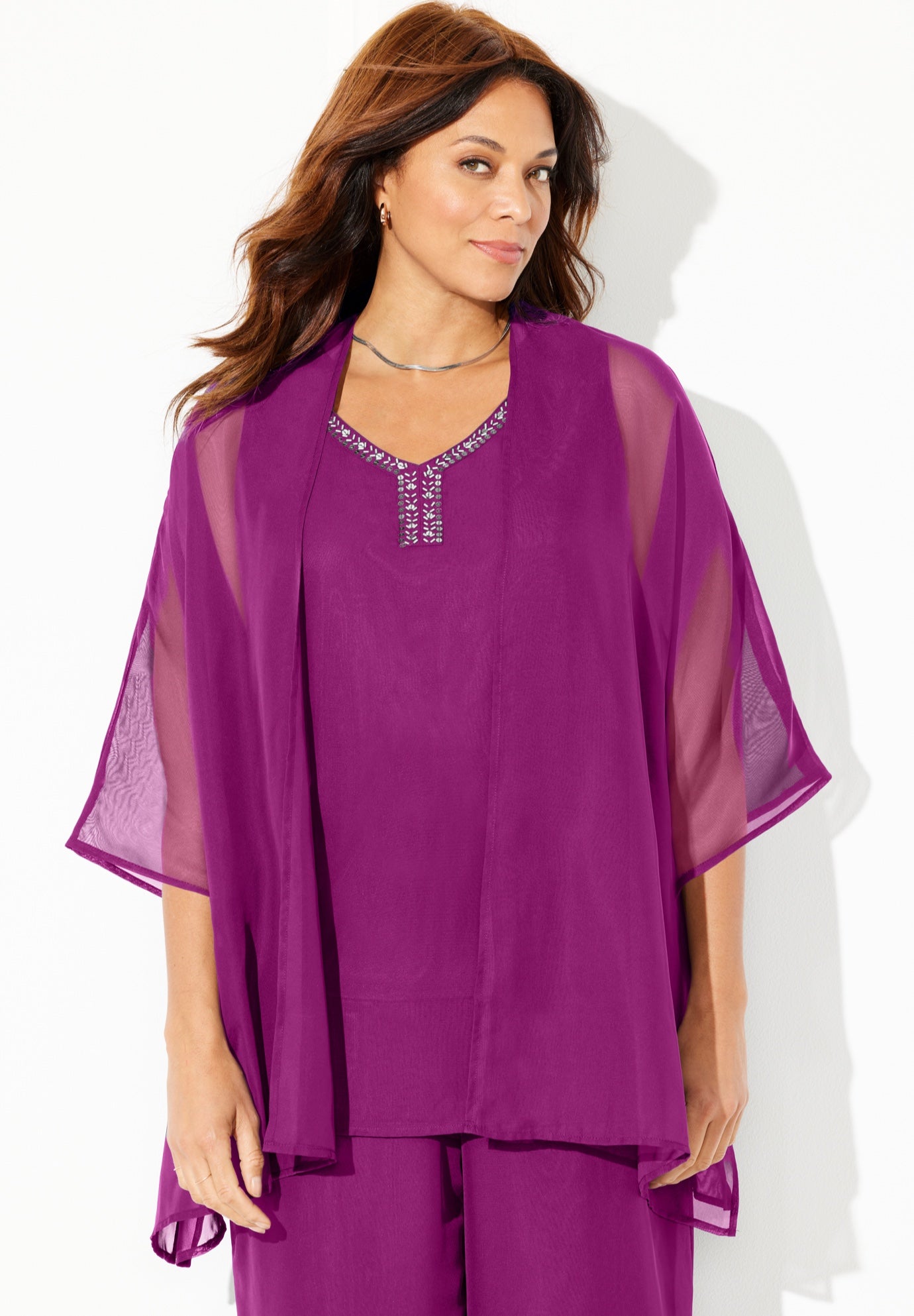 Ritzy Cardigan & Tank Set image number 1