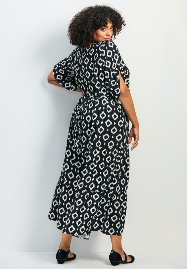Ivy Tiered Button Front Dress image number null