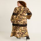 Lace-Panelled Midi Shirt Dress image number null