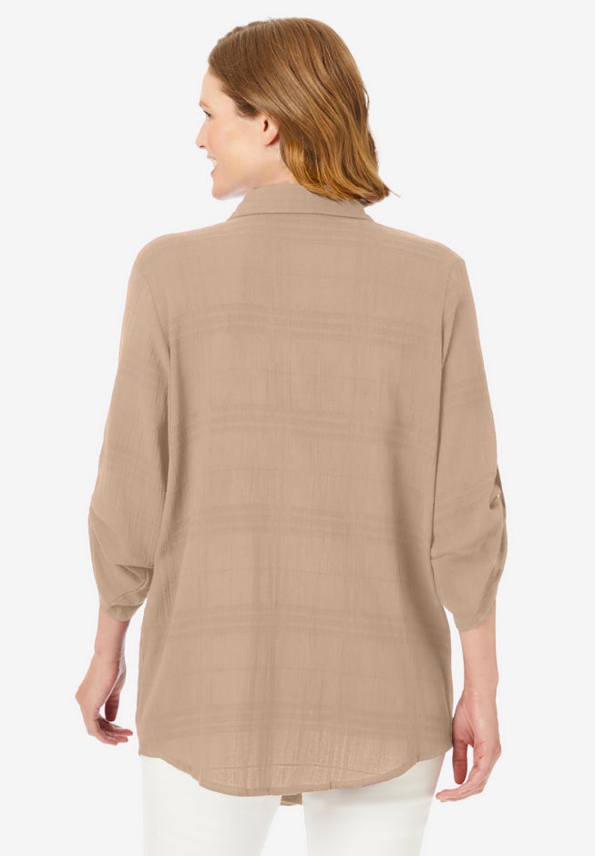 Cotton Gauze Bigshirt image number 1