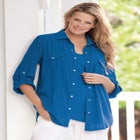 Cotton Gauze Bigshirt image number null