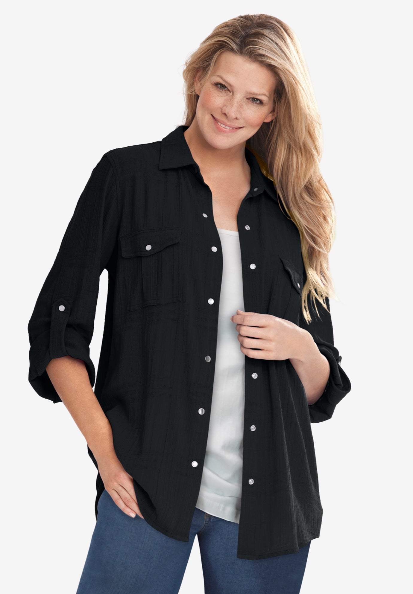 Cotton Gauze Bigshirt image number 0