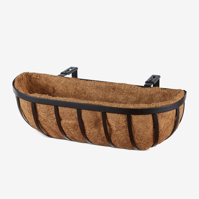 24"H Hanging English Horse Trough Planter image number 1