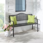 Garden Bench with Retractable Table image number null
