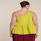 Asymmetric Trapeze Poplin Top image number null