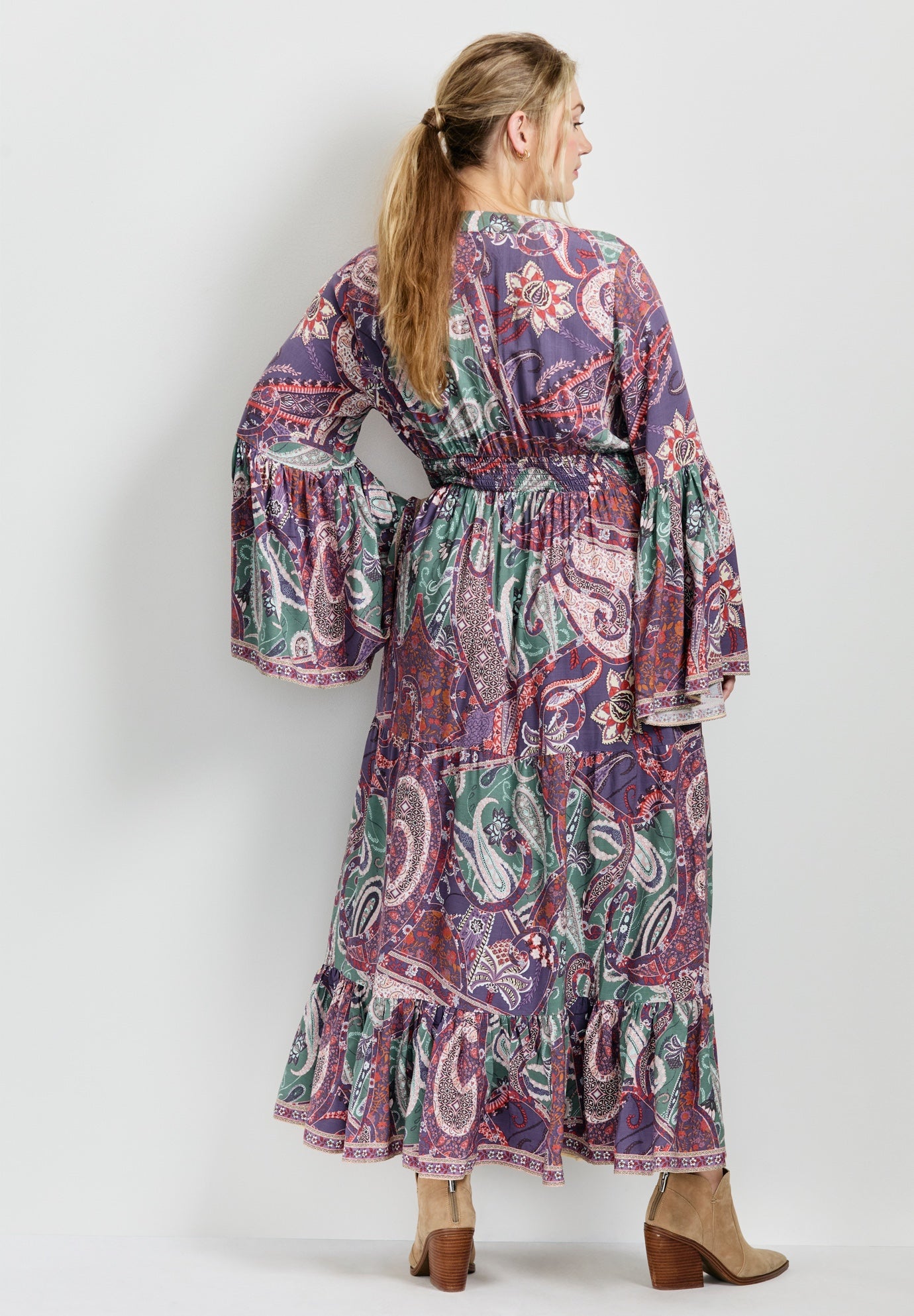 Arlo Bell Sleeve Maxi Dress image number 1