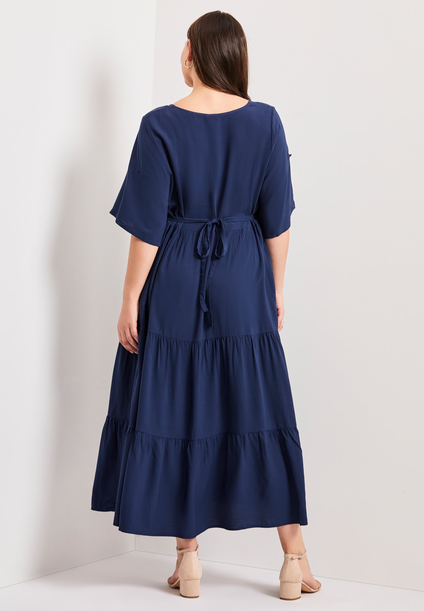 Ivy Tiered Button Front Dress image number 1