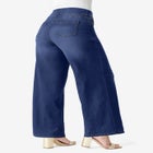 Plus Size 360&deg; Stretch Wide Leg Jean image number null