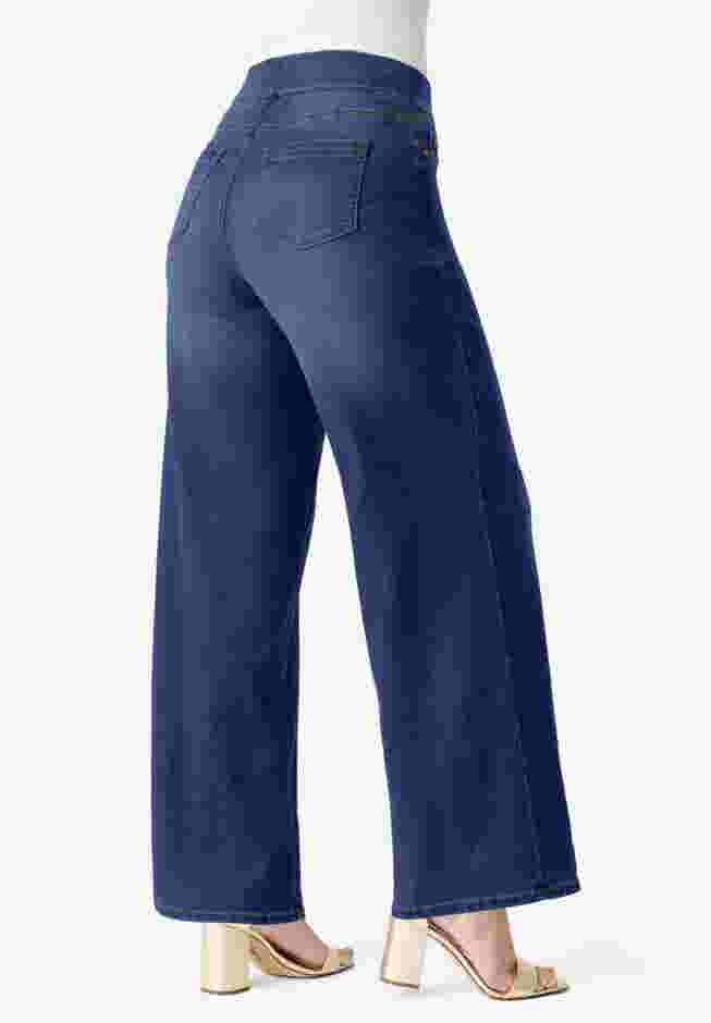 360&deg; Stretch Wide Leg Jean image number 2