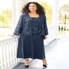 Embroidered Jacket Dress image number null