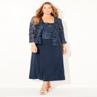 Embroidered Jacket Dress image number null