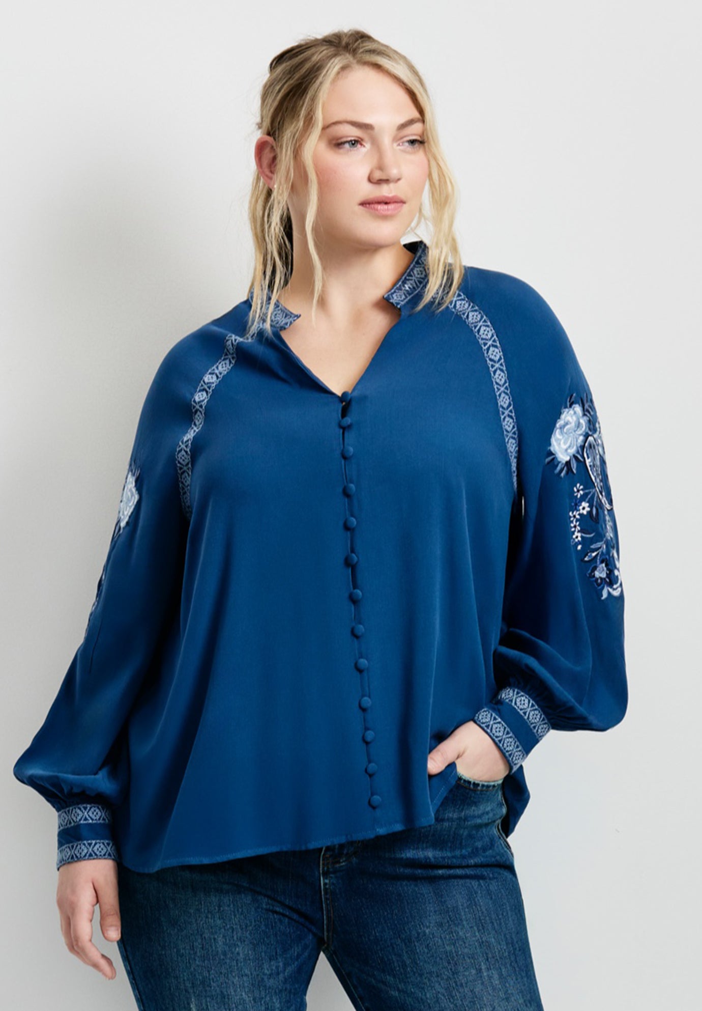 Chloe Embroidered Blouse image number 0