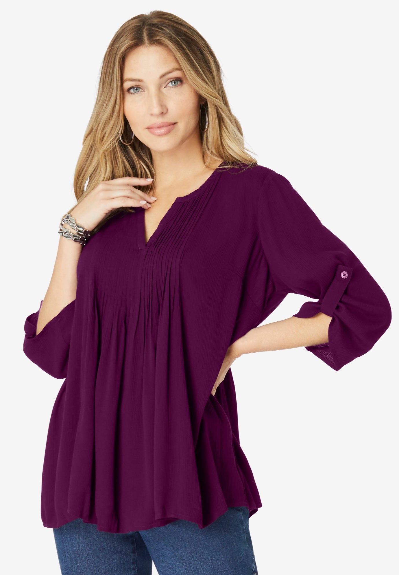 Hand Crinkled Tara Shirt image number 1