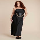 Wide Waist Chain Belt image number null