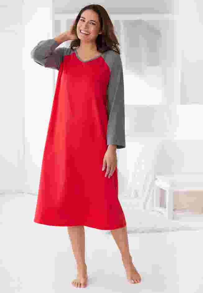 Avenue Body Baseball Sleepshirt image number 0