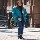 Plus Size Hooded Nylon Jacket image number null