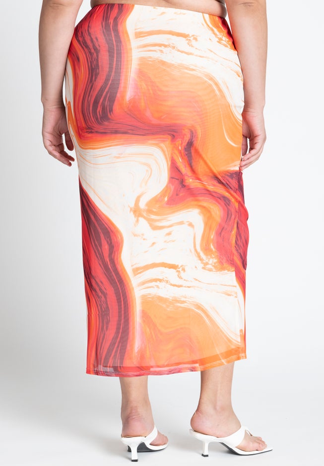 Mesh Column Skirt image number 3