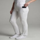 Stretch-Cotton Knit Pull-On Bootcut Pocket Leggings image number 1