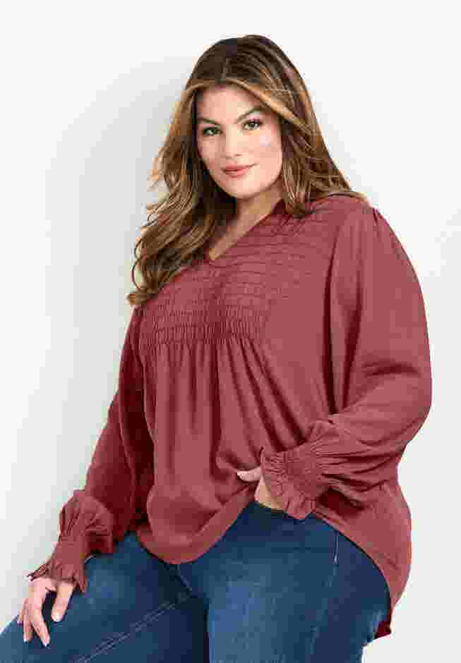 Marcie Shirred Detail Blouse image number 4