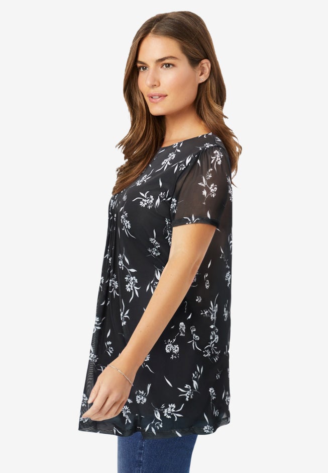 Miracle Mesh Overlay Tunic image number 2