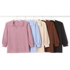 Blouson Sleeve Texture Tunic image number null