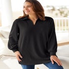Blouson Sleeve Texture Tunic image number null